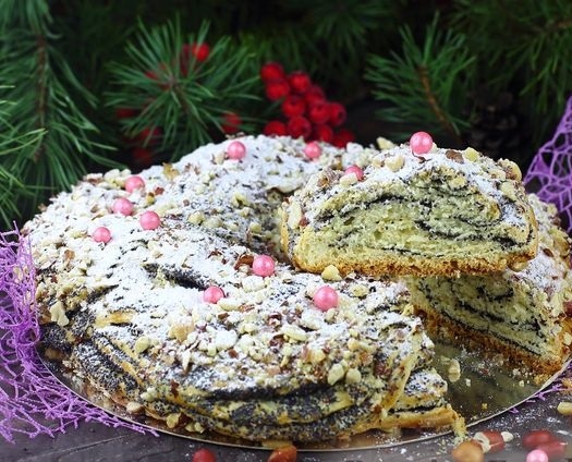 Руло – плитка с мак