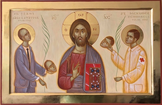 Православен и католически мъченици на обща икона