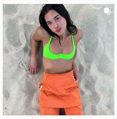 Албанската певица Дуа Липа е на Острова Свети Вартоломей