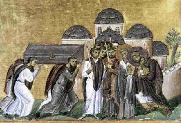 Пренасяне мощите на Св. Йоан Златоуст 