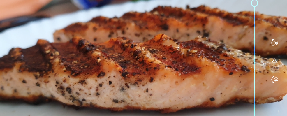 Сьомга на скара (Видео)