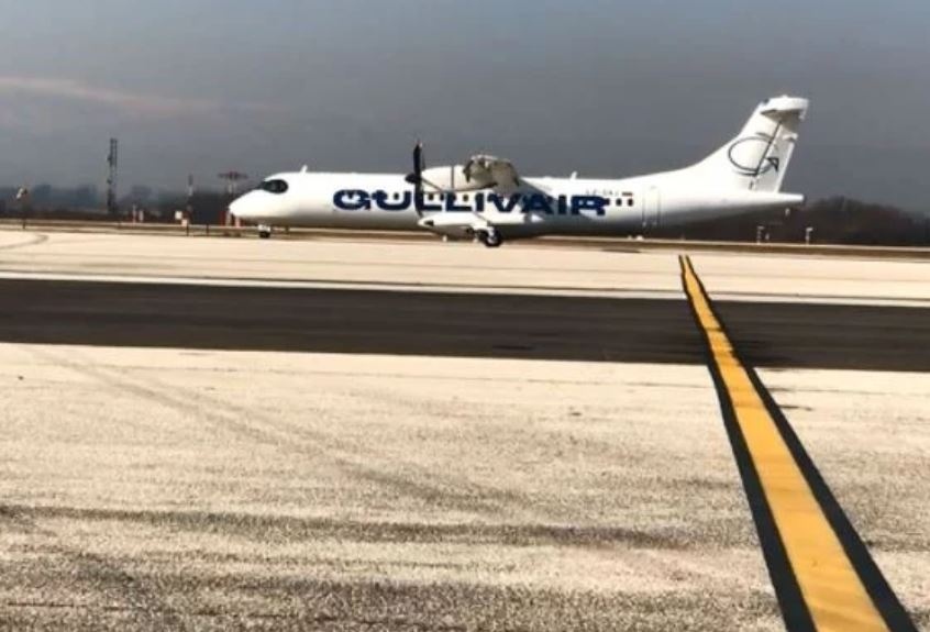 Първият полет по линията София-Скопие