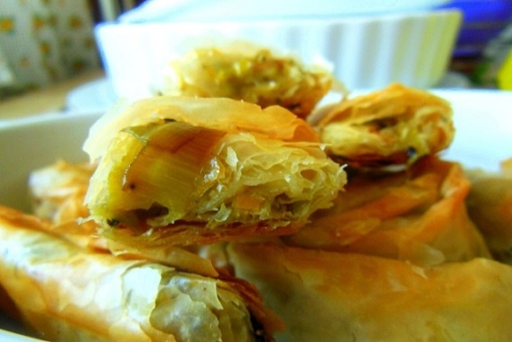 Постна баница с праз – 2 вида