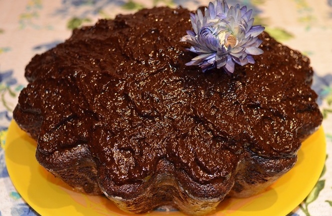 Какаов постен кекс