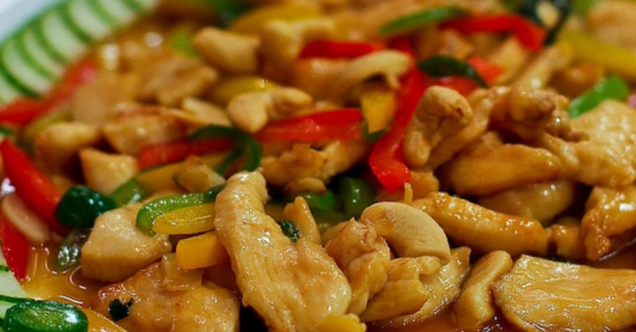 Пиле с кашу