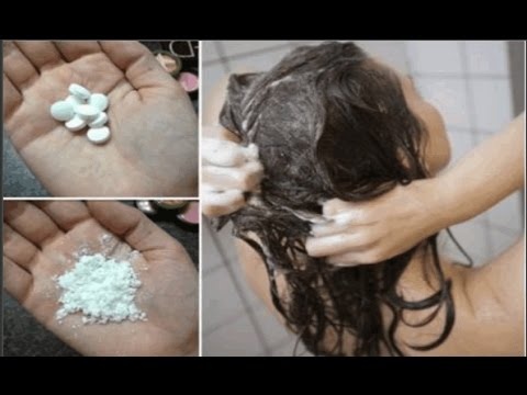 Аспиринът връща блясъка на косата, избелва кожата