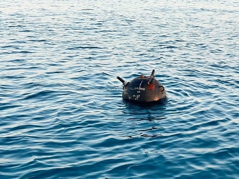 Плаваща мина в Черно море, обезвредиха я