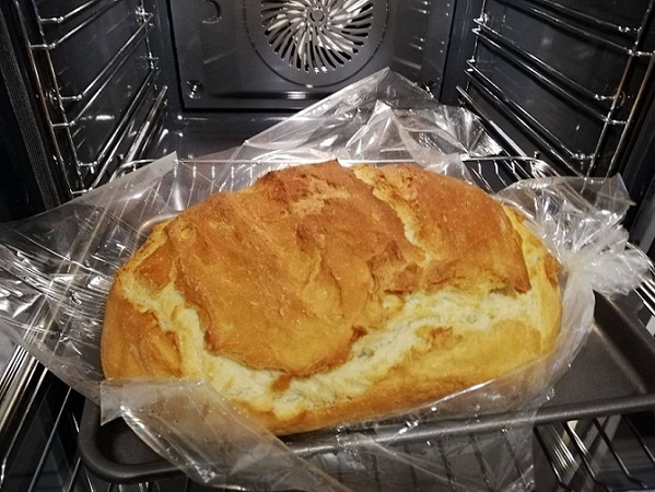 Бърз хляб в плик и лесна питка