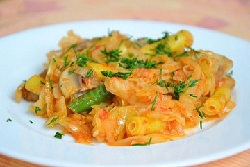 Зеле със зелен фасул набавя белтъчини през постите