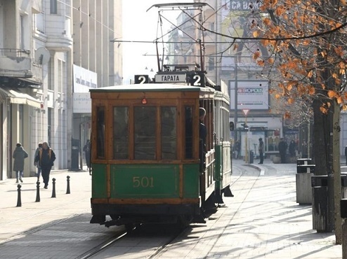 Ретро трамвай и автобуси в София през уикенда