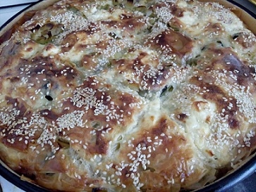 Баница с праз и маслини – и за празник, и за пост (ВЕГАН)