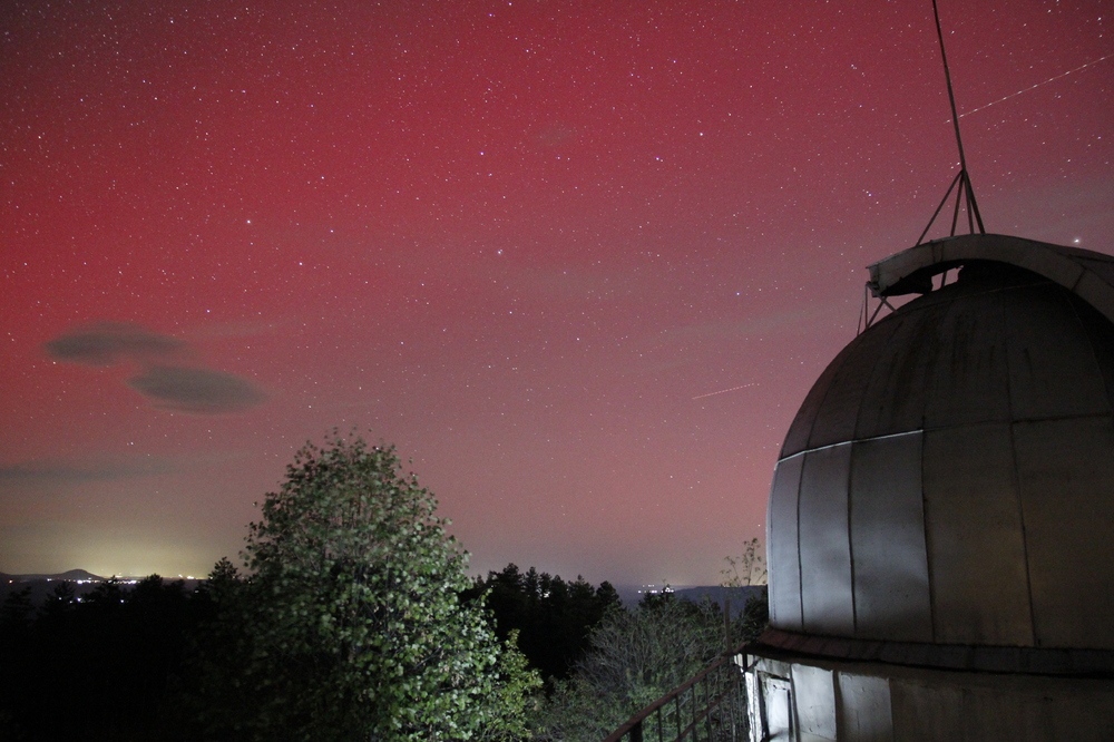 Полярно сияние над България (ВИДЕО)