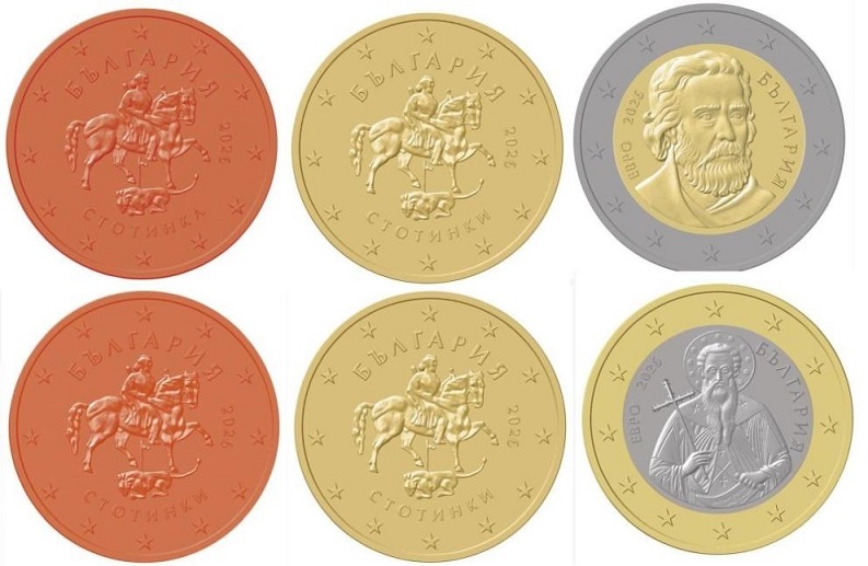 БНБ показа българските евромонети (СНИМКИ)