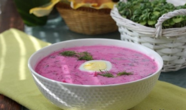 Студен борш по литовски