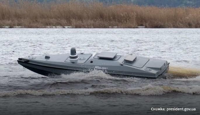 Морски дрон-камикадзе с бомба е засечен в Черно море