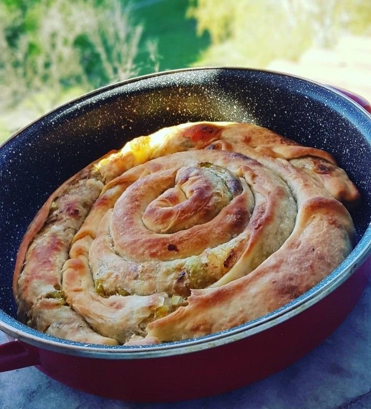 Постен лучник с готови кори