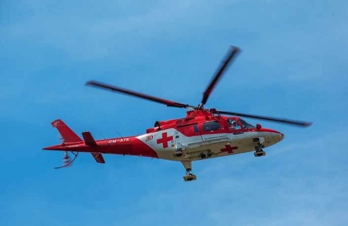 Транспортираха с хеликоптер дете с усложнения от грип тип А