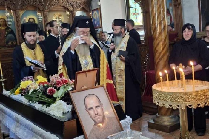 Кричим изпрати убития Георги Кузев във вечния му дом