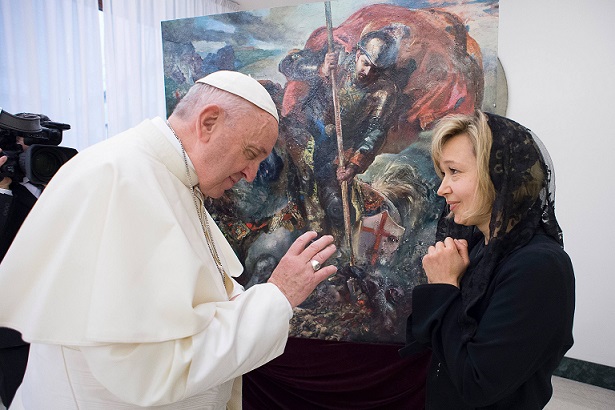 Рускиня е официален портретист на Ватикана Наталия Царкова е православна, но това не пречка. Следвай ме - Култура / Вяра
